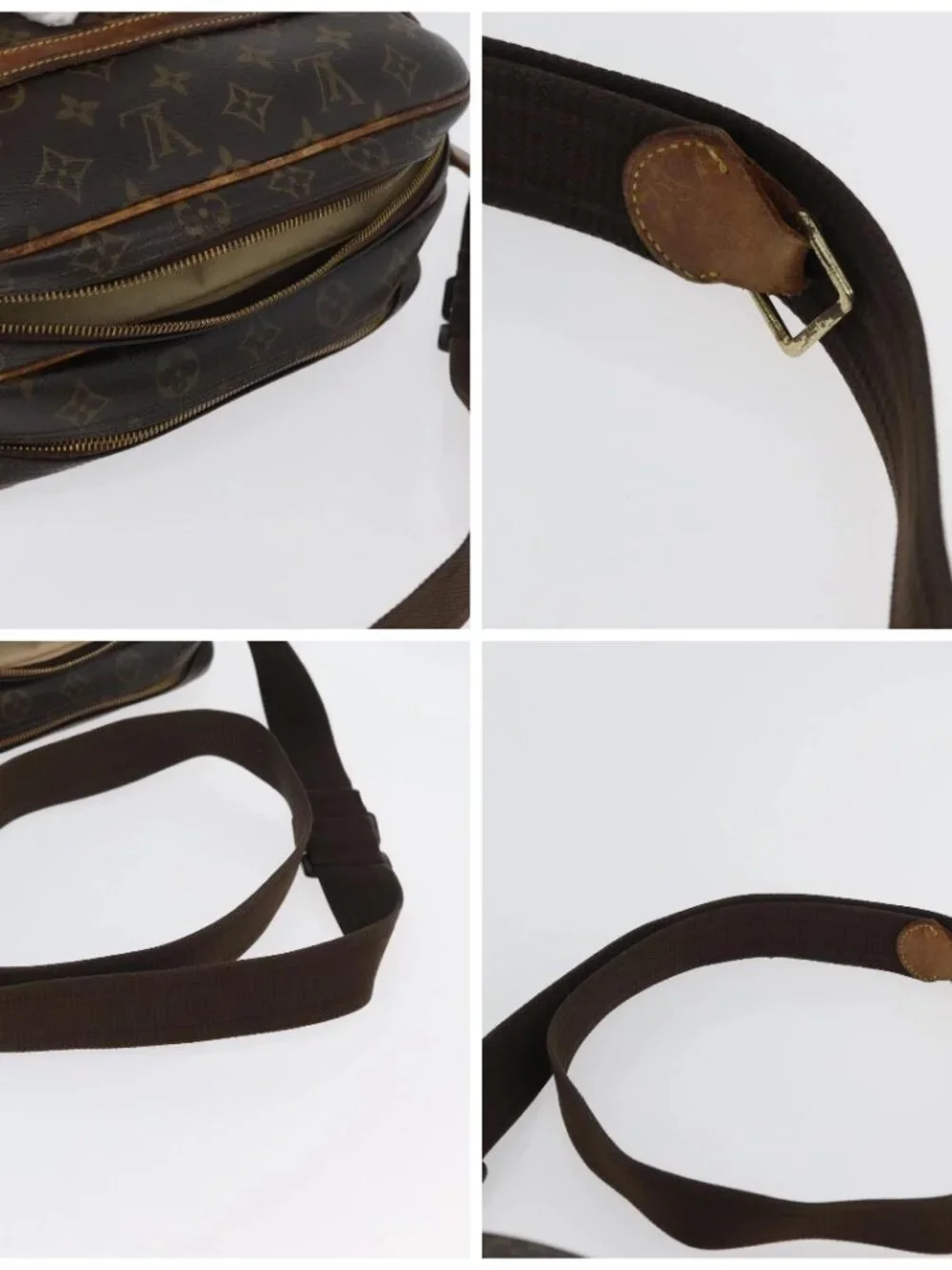 LOUIS VUITTON Monogram Reporter PM Shoulder Bag